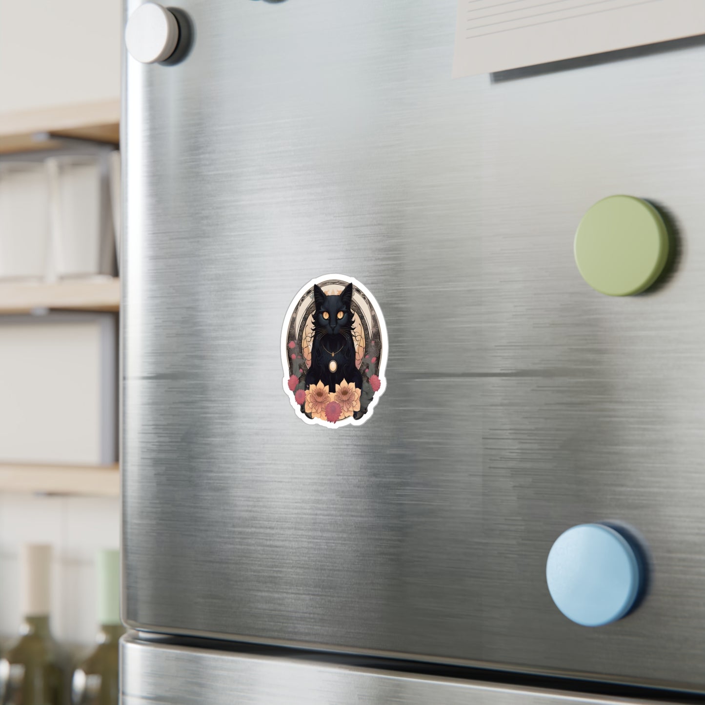 Black Cat Spirit Animal Sticker - Black Cat Sticker