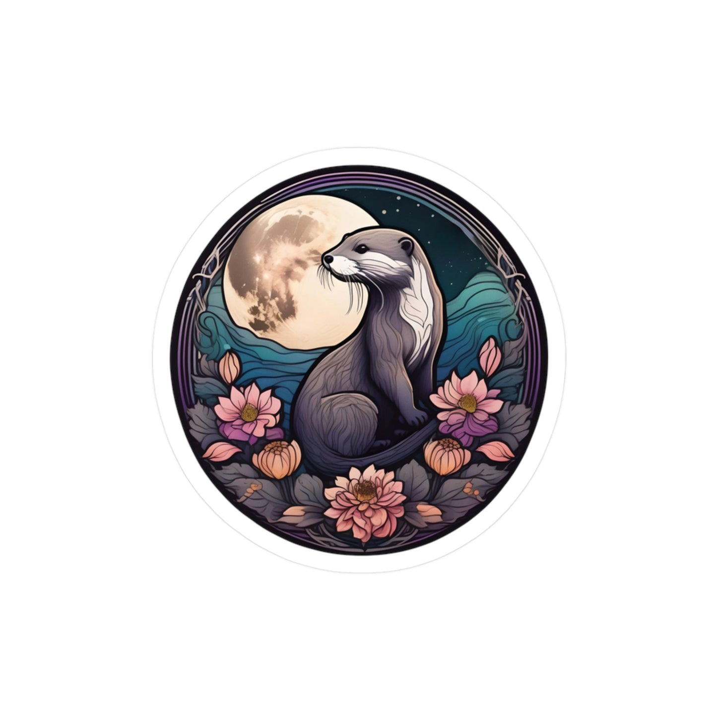 Otter Spirit Animal Sticker - Otter Sticker
