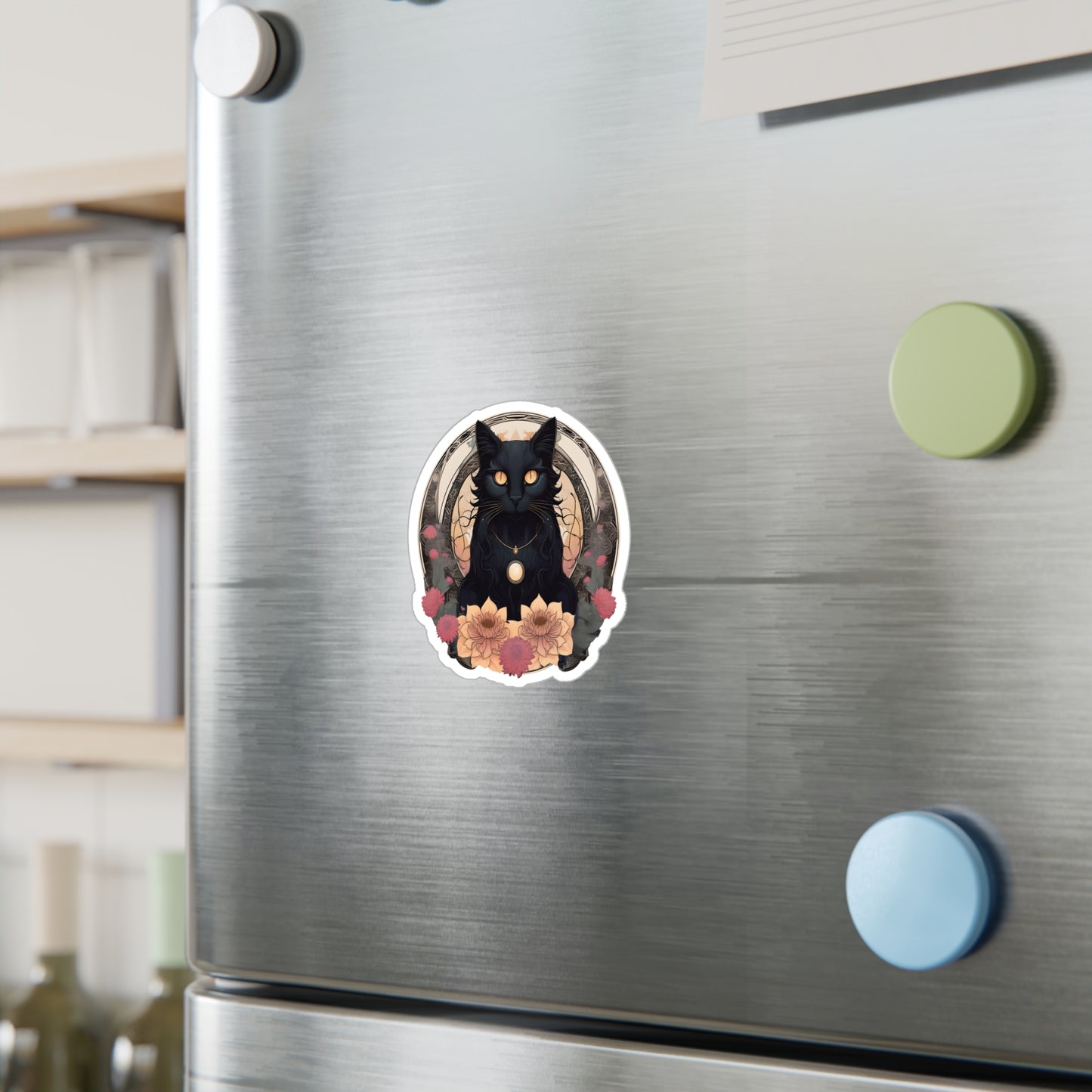 Black Cat Spirit Animal Sticker - Black Cat Sticker