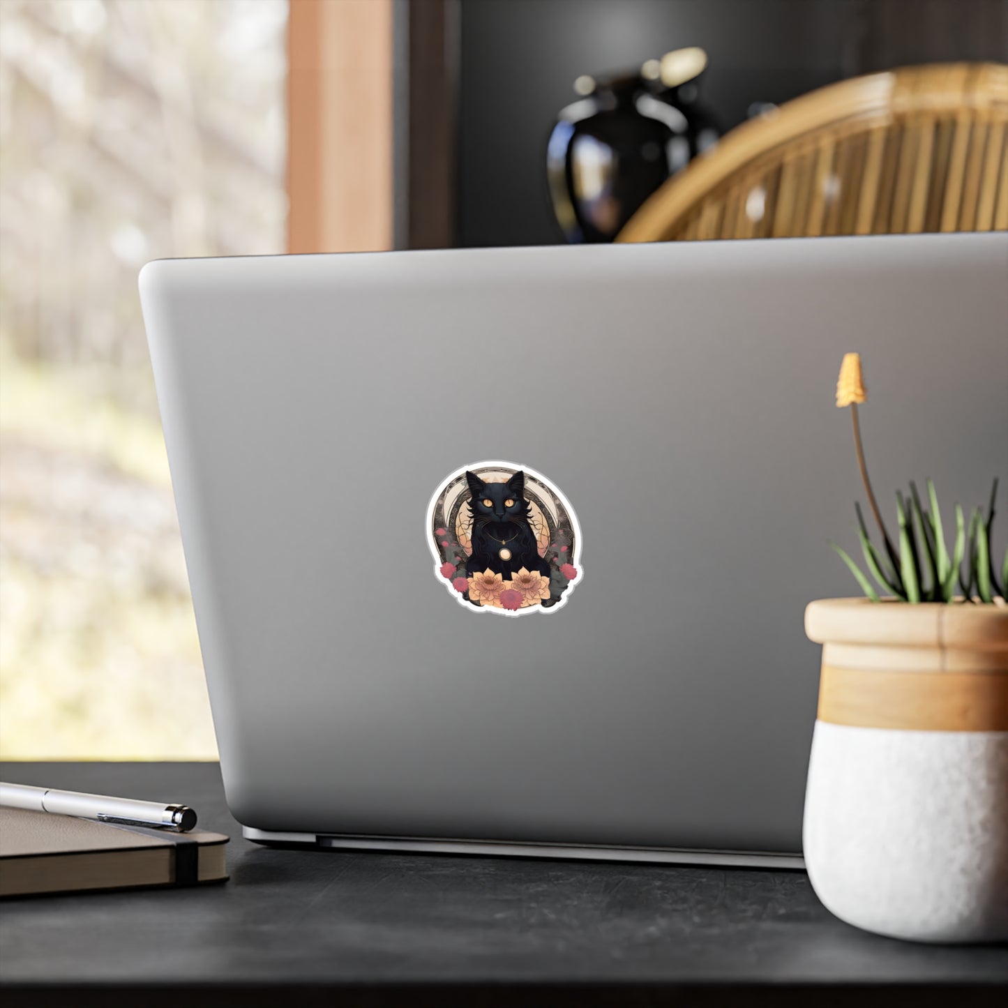 Black Cat Spirit Animal Sticker - Black Cat Sticker