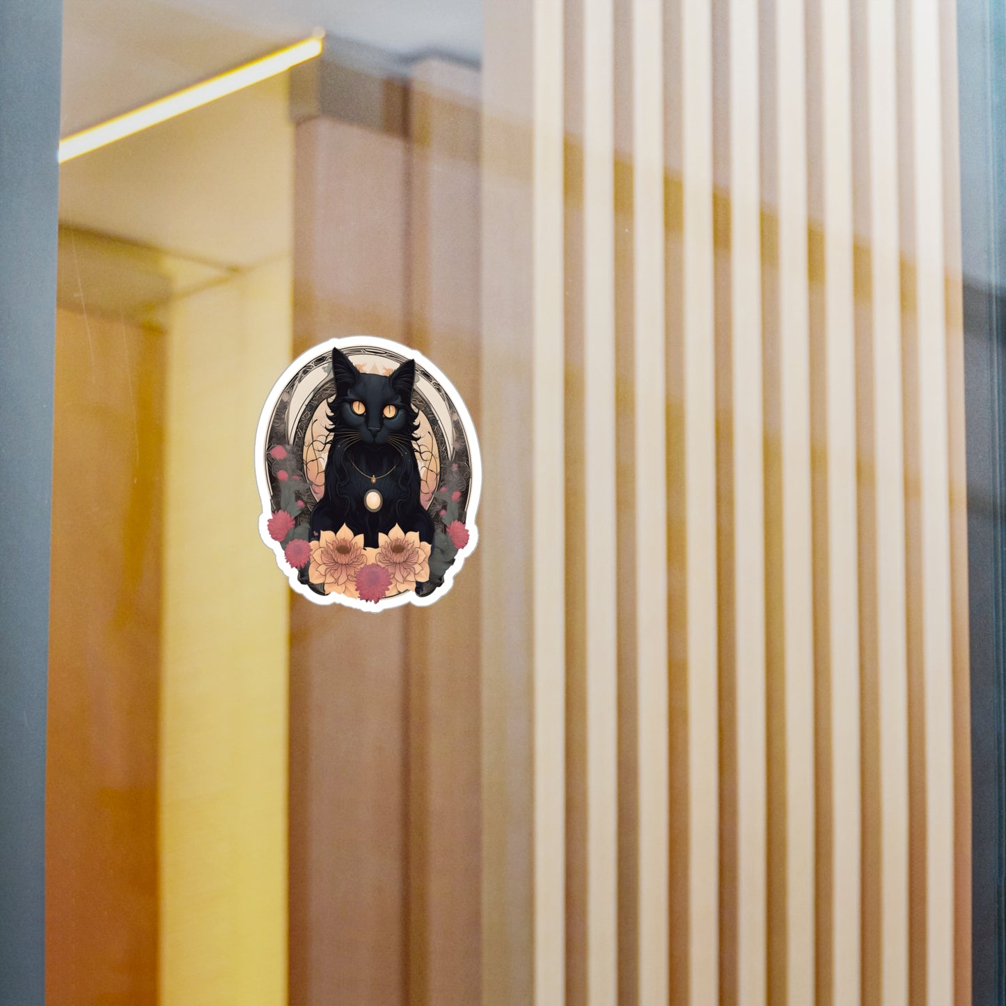 Black Cat Spirit Animal Sticker - Black Cat Sticker