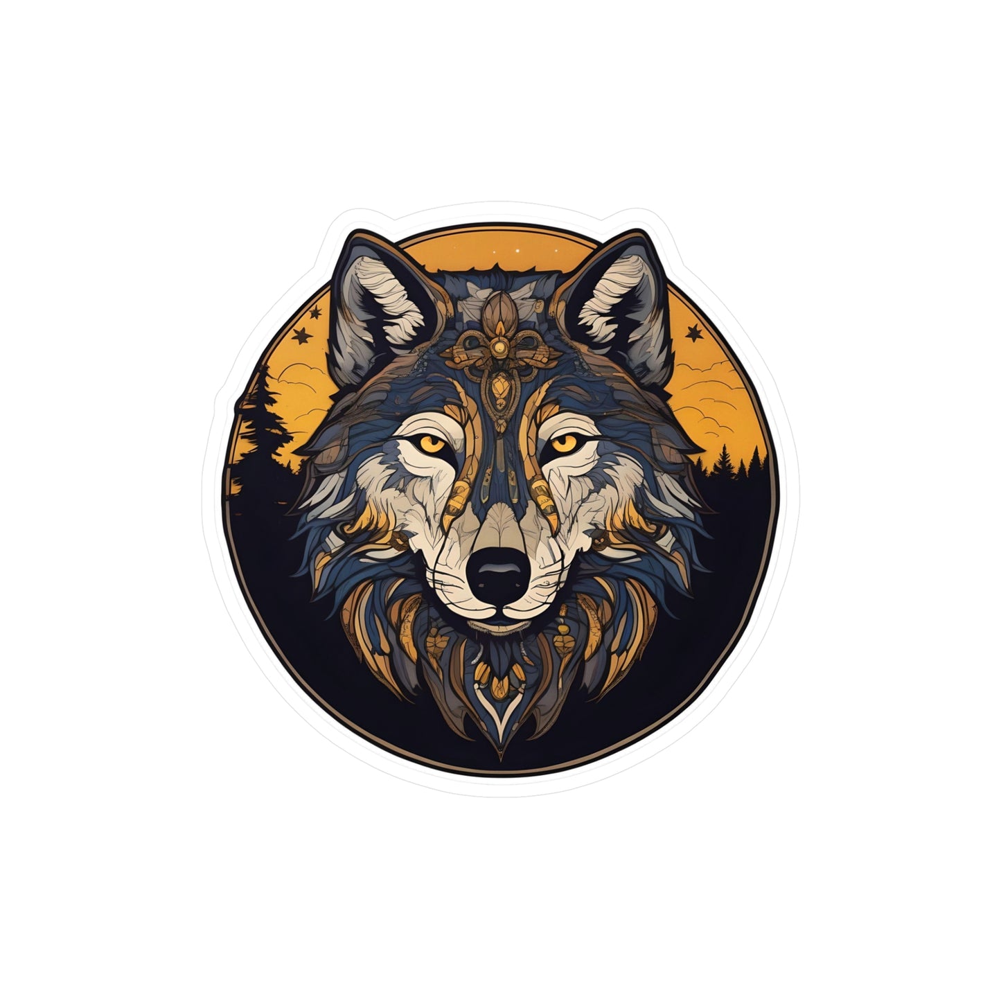 Spirit Animal Wolf Sticker