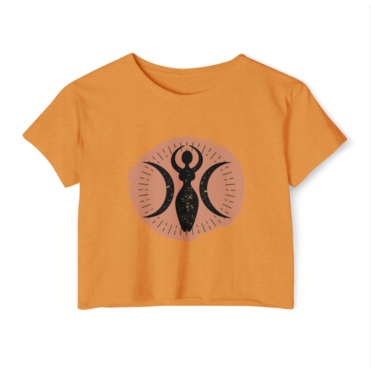 Triple Goddess Wicca Crop Top - witchy - witchy crop - Festival Crop Top - Pagan Crop Top - Witchy Crop Top