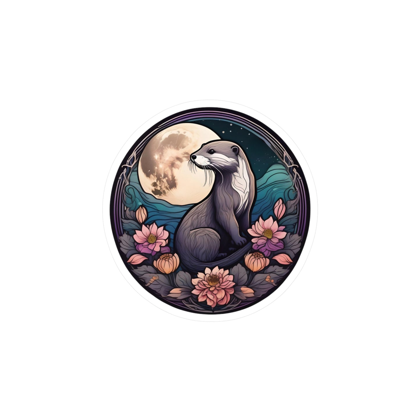 Otter Spirit Animal Sticker - Otter Sticker