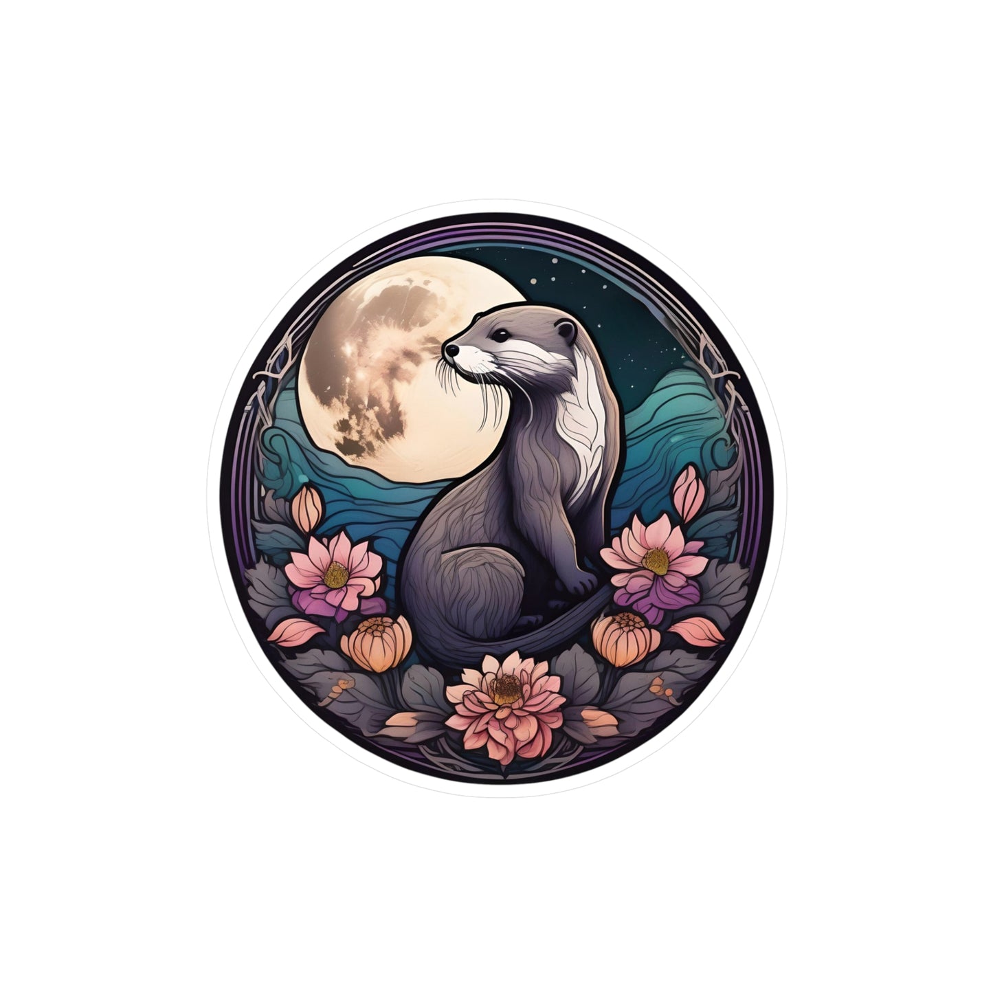 Otter Spirit Animal Sticker - Otter Sticker