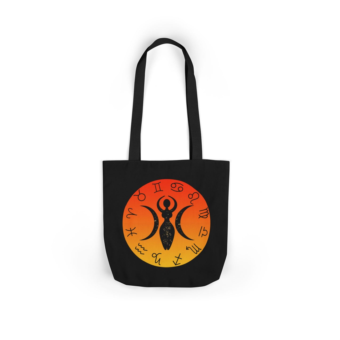 Zodiac Triple Goddess Tote Bag - Witch Bag - Witchy Bag - Witchcraft - Wicca
