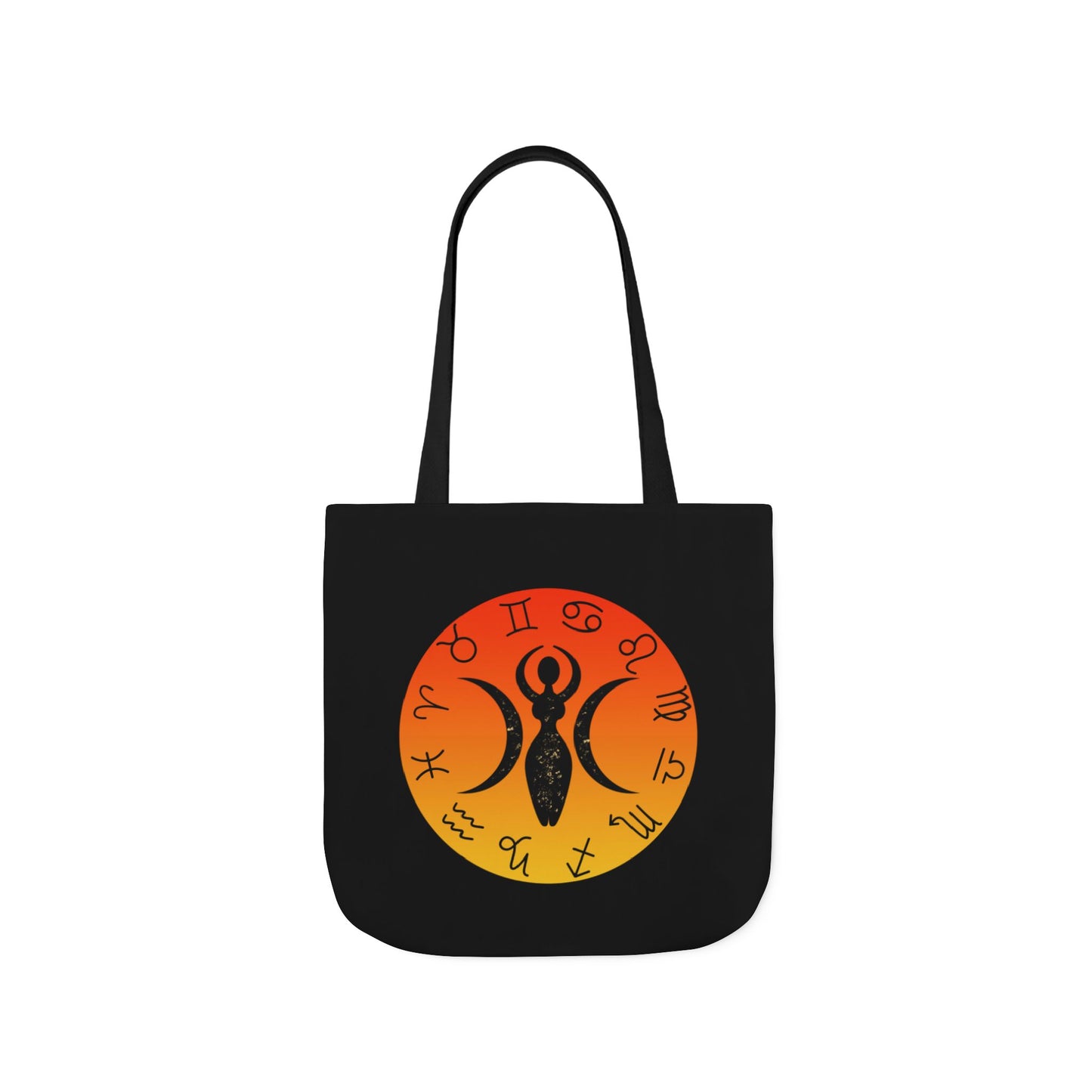 Zodiac Triple Goddess Tote Bag - Witch Bag - Witchy Bag - Witchcraft - Wicca