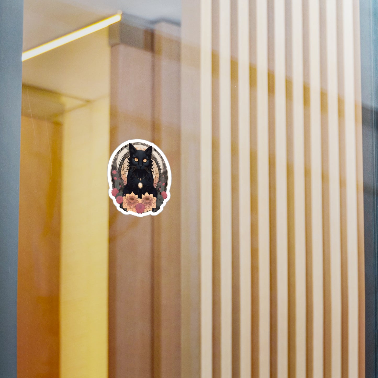 Black Cat Spirit Animal Sticker - Black Cat Sticker