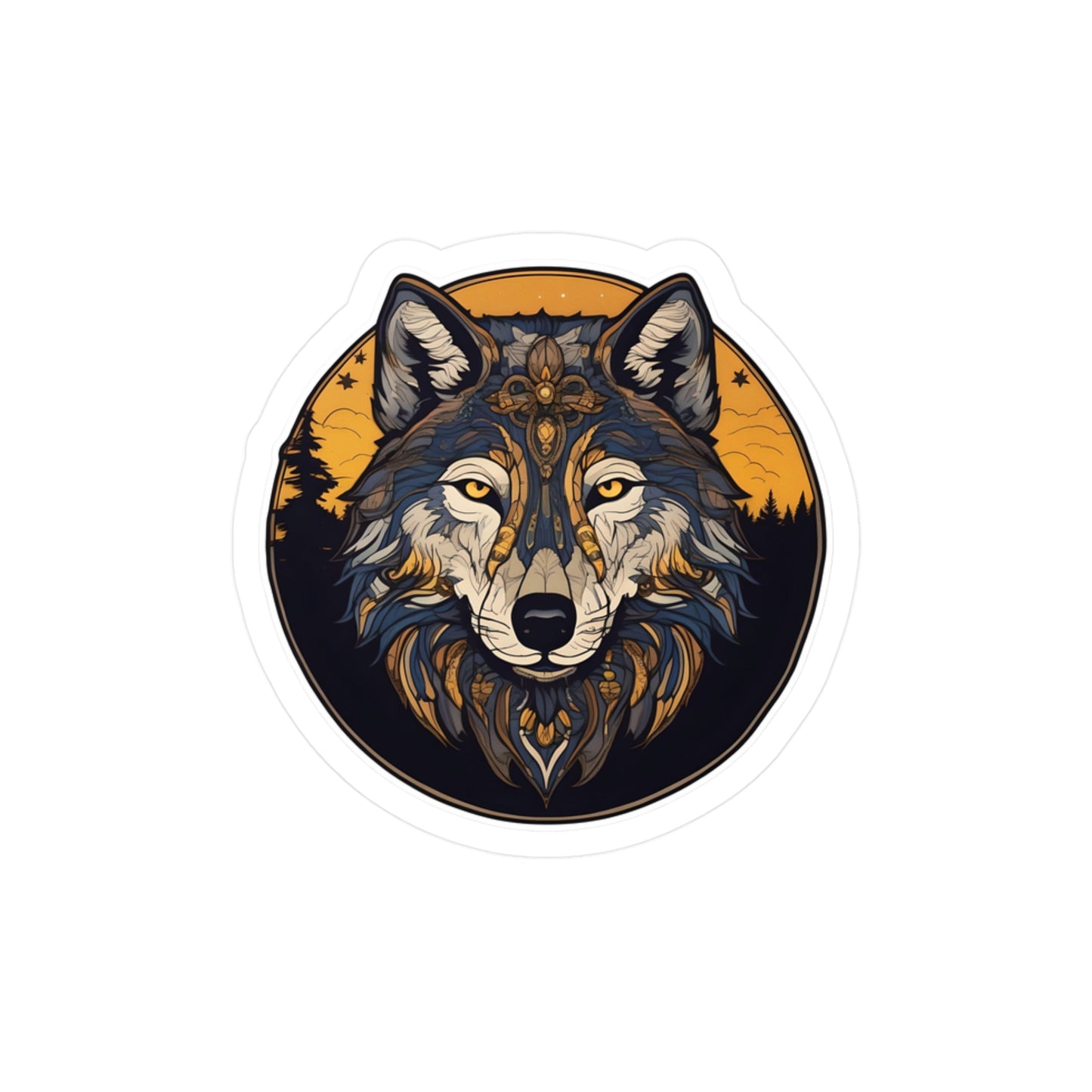 Spirit Animal Wolf Sticker