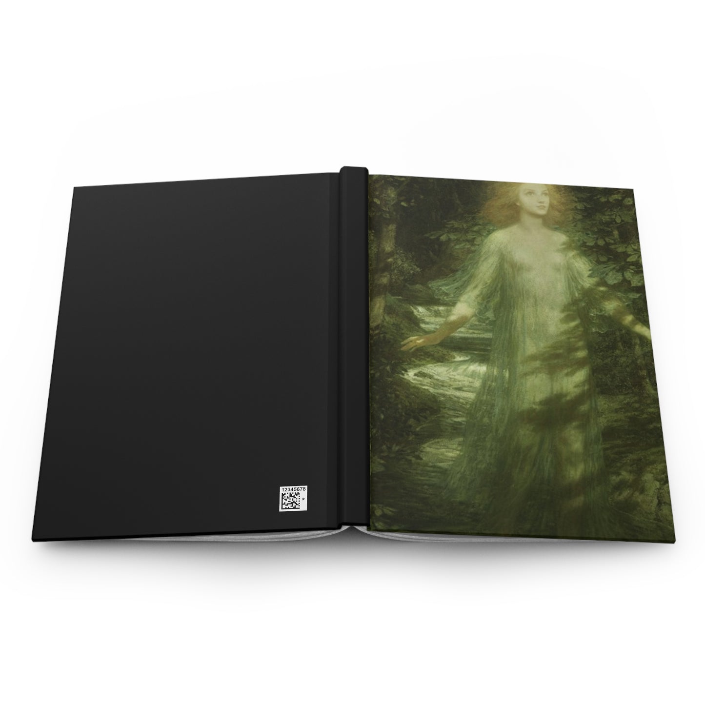 Moon Maiden Journal Blank Notebook Dream Journal, Spell Book Goddess - Witchy Journal Witch