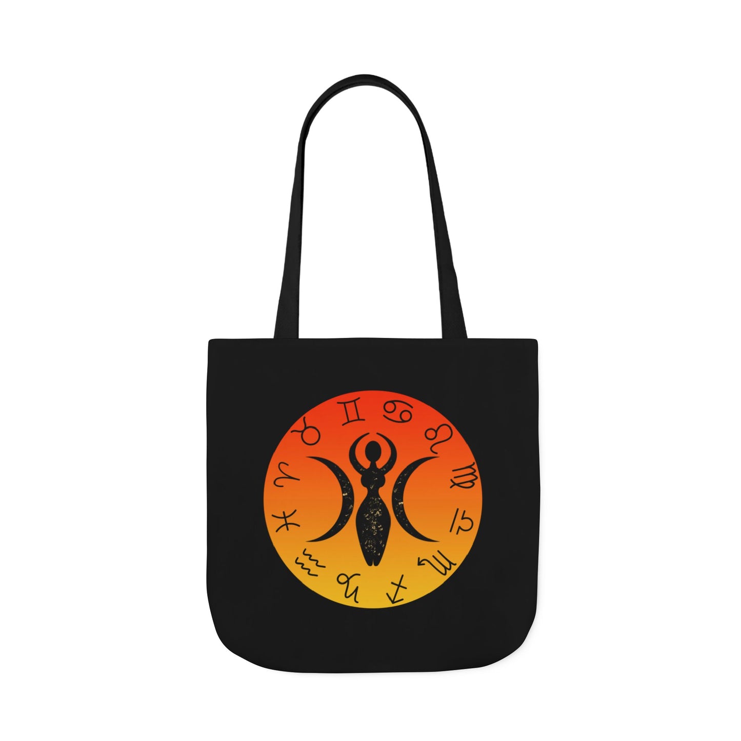 Zodiac Triple Goddess Tote Bag - Witch Bag - Witchy Bag - Witchcraft - Wicca