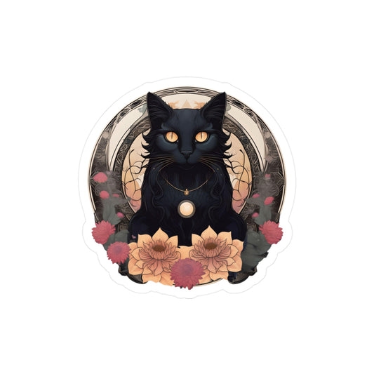 Black Cat Spirit Animal Sticker - Black Cat Sticker